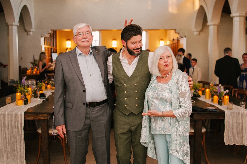 A Backyard Wedding Ceremony on 35mm at Center for the Arts, Eagle Rock - Backyard Wedding Ceremony At Center For The Arts Eagle Rock La