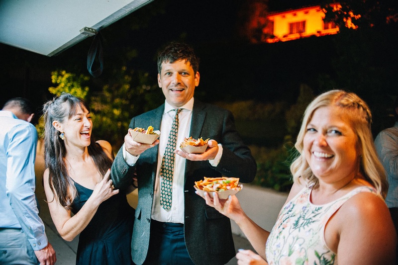 A Backyard Wedding Ceremony on 35mm at Center for the Arts, Eagle Rock - Backyard Wedding Ceremony At Center For The Arts Eagle Rock La