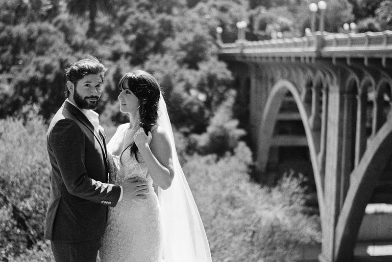 A Backyard Wedding Ceremony on 35mm at Center for the Arts, Eagle Rock - Backyard Wedding Ceremony On Mm At Center For The Arts Eagle Rock Los Angeles