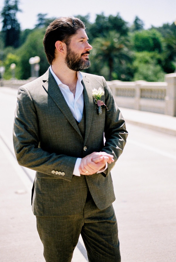 A Backyard Wedding Ceremony on 35mm at Center for the Arts, Eagle Rock - Backyard Wedding Ceremony