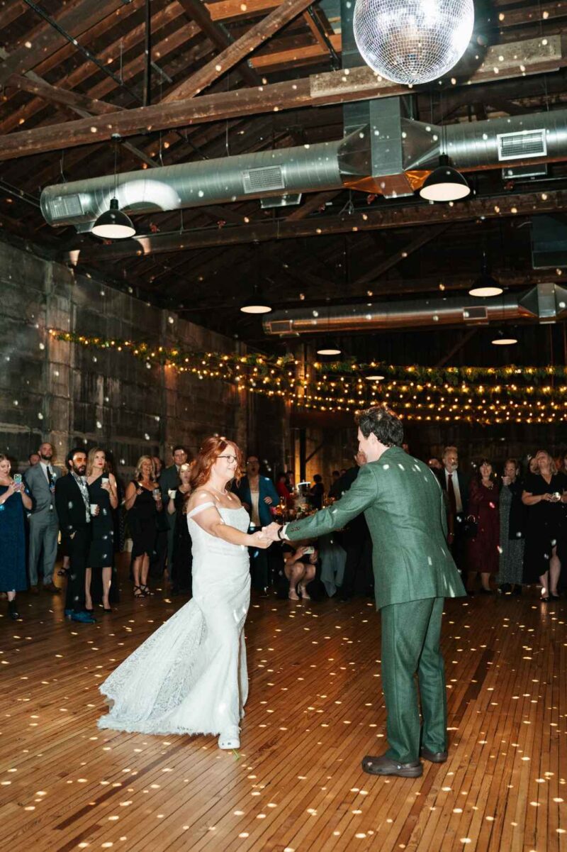 bride and groom dancing at one of the top wedding venues massachusetts