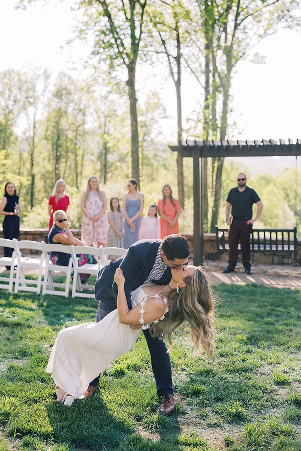 blue ridge wedding photoshoot
